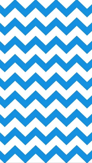 A Blue And White Chevron Pattern Wallpaper