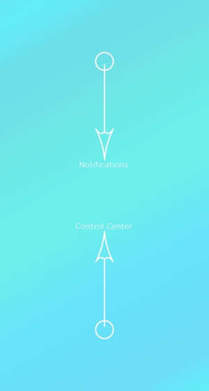 A Blue Background With Two Arrows On It Wallpaper