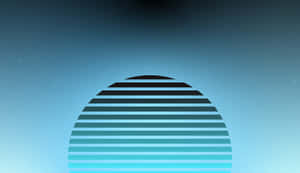 A Blue Egg With A Blue Background Wallpaper