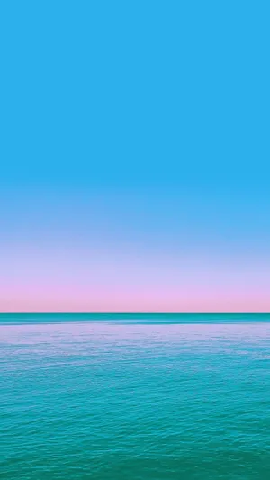 A Blue Sky With A Pink And Purple Sky Wallpaper