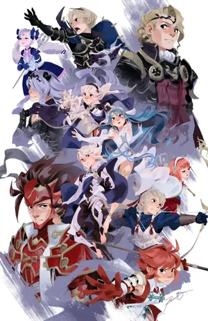A Bold Warrior Takes Up Arms To Fight For The Future Of Fódlan In Fire Emblem Fates. Wallpaper