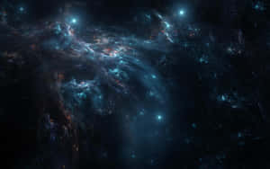 A Breathtaking View Of A Colorful Space Nebula Wallpaper