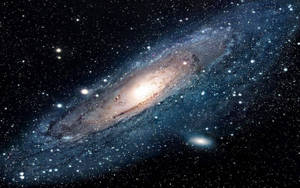 A Breathtaking View Of The Andromeda Galaxy Wallpaper