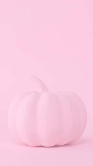 A Bright And Cheerful Pink Pumpkin Harbinger Of The Fall Season Wallpaper