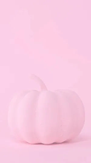 A Bright And Cheerful Pink Pumpkin Harbinger Of The Fall Season Wallpaper