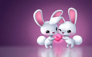 A Bright And Happy Winter Scene Wallpaper