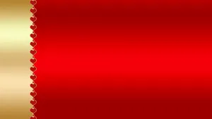 A Bright Red And Gold Sunset Wallpaper