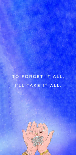 A Broken Phone With An Emotive, Aesthetic View. Wallpaper