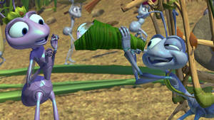 A Bug's Life Flik Telescope Wallpaper