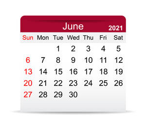 A Calendar With A Red Background Wallpaper