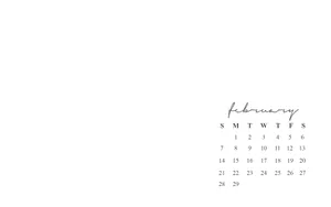 A Calendar With The Word January On It Wallpaper