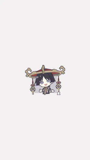 A Cartoon Character With A Hat And A Sword Wallpaper