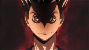 A Character With A Black Background And Red Eyes Wallpaper