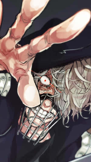 A Character With A Mask And A Gun Wallpaper