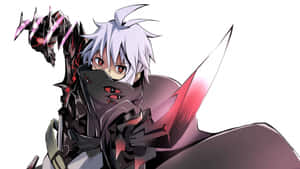 A Character With A Sword And A Black Outfit Wallpaper