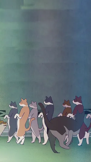 A Charming Adventure With The Cat Returns Wallpaper