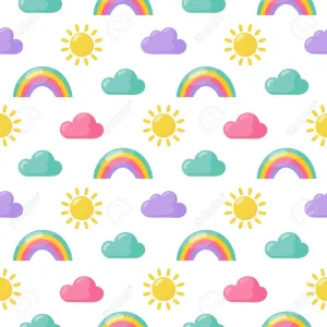 A Charming Rainbow In Soft Pastel Colors Wallpaper