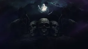 A Chilling Night Of Horror Unfolds Wallpaper