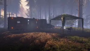 A Classic Image Of Bigfoot Looking Off Into The Distance Wallpaper