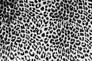 A Close Up Of A Black And White Leopard Print Wallpaper