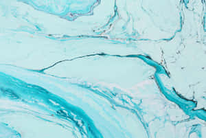 A Close Up Of A Blue And White Marble Wallpaper