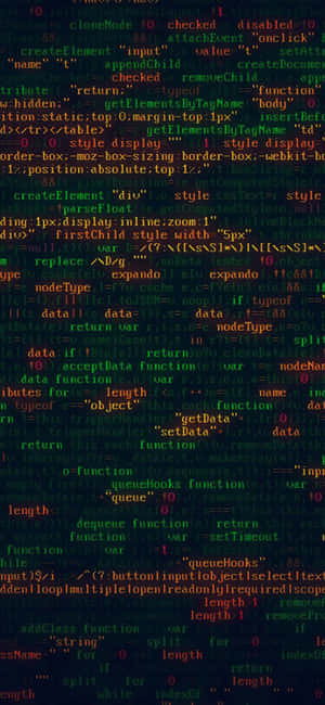 A Coding Professional Working From An Iphone Wallpaper