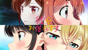 A Collage Of Anime Characters With Different Faces Wallpaper
