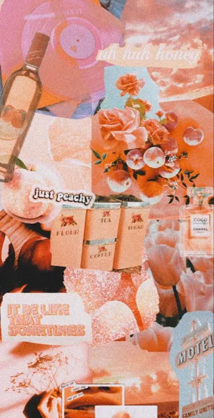 A Collage Of Various Items And Pictures Wallpaper