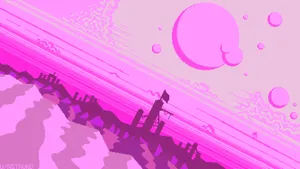 A Colorful Abstract Digital Painting Wallpaper