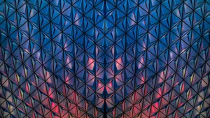 A Colorful Abstract Pattern With A Blue And Red Color Wallpaper