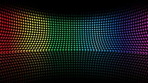 A Colorful Disco Landscape Wallpaper