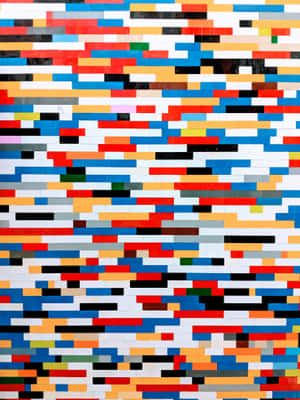 A Colorful Painting With A Lot Of Different Colors Wallpaper