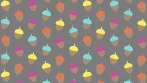 A Colorful Pattern Of Ice Cream Cones On A Gray Background Wallpaper
