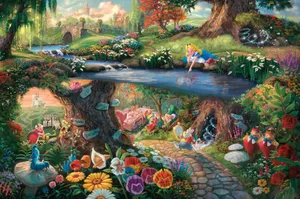 A Computer Exploring The World Of Disney Wallpaper