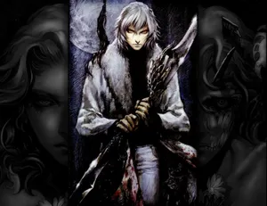 A Cool Anime Character With Super Powers Wallpaper