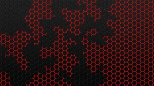 A Cool Red And Black Design Wallpaper