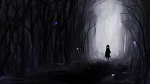 A Creepy Anime Moment Wallpaper