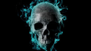 A Daring And Awesome Skull Design Wallpaper