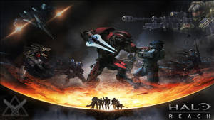 A Daring Battle Awaits In Halo Reach Wallpaper