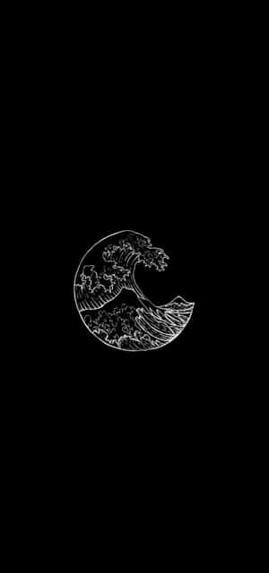 A Dark Japanese Iphone In The Night Wallpaper