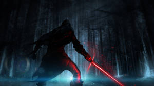 A Dark Warrior Unleashed - Kylo Ren Wallpaper