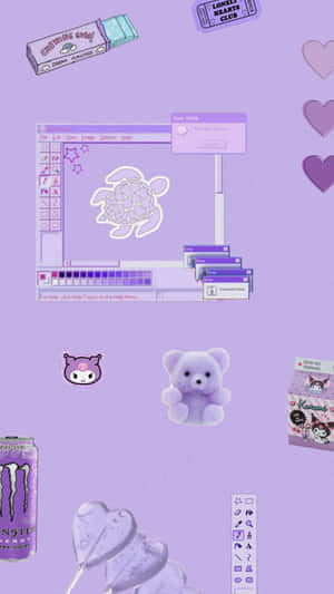 A Delicate And Delightful Light Purple Hue Wallpaper