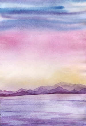 A Delicate Mixture Of Soft Pastel Pink And Purple Colors. Wallpaper