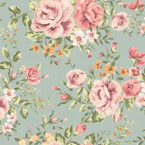 A Delicate, Vintage Flower. Wallpaper