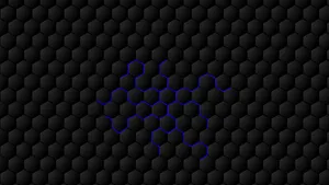 A Detailed Pattern Of Luminescent Hexagons Wallpaper