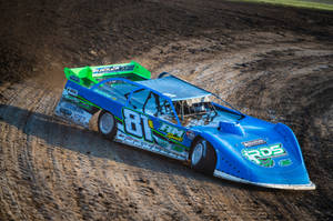 A Dirt Race Car Wallpaper