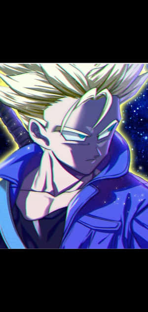 A Dragon Ball Character With Blonde Hair Wallpaper