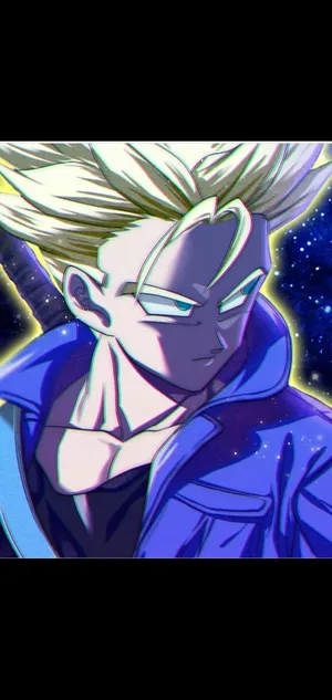 A Dragon Ball Character With Blonde Hair Wallpaper
