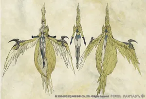 A Fierce Garuda In Final Fantasy Xiv Wallpaper