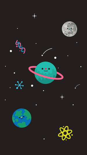 A Galaxy Of Adorable Planets Wallpaper